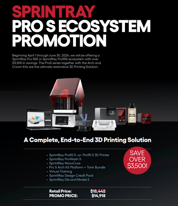 Sprintray Pro S Ecosystem Promotion